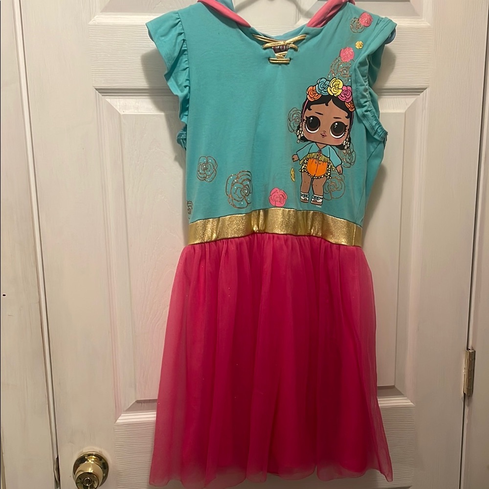 L.O.L. Surprise! Teal and Pink Casual Dress